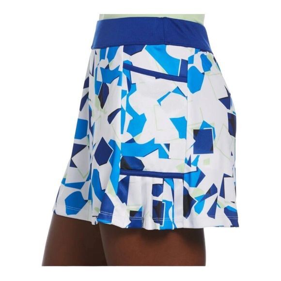 Grand Slam Skort Women's Small Blue Abstract‎ Print Side Pleat Tennis Pickleball - Picture 3 of 12